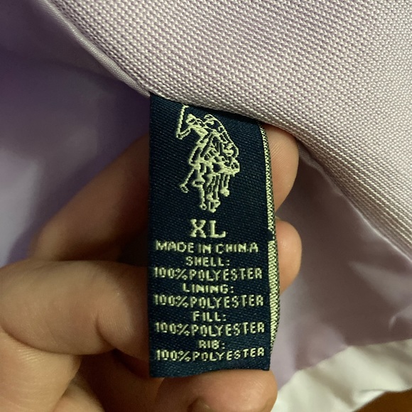 Was💲50! 💖US Polo Assn. lavender puffer jacket - Picture 11 of 16